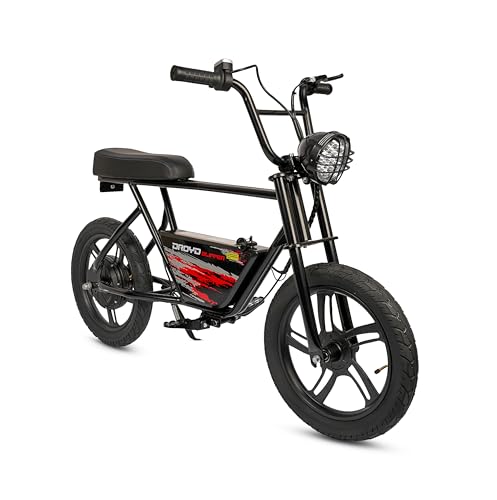 Droyd Blipper Electric Bike for Kids 13+, 250W Electric Mini Bike, 24V Lithium-Ion Battery w/Max Speed 12.5 Mph, Up to 12.5 Miles Range