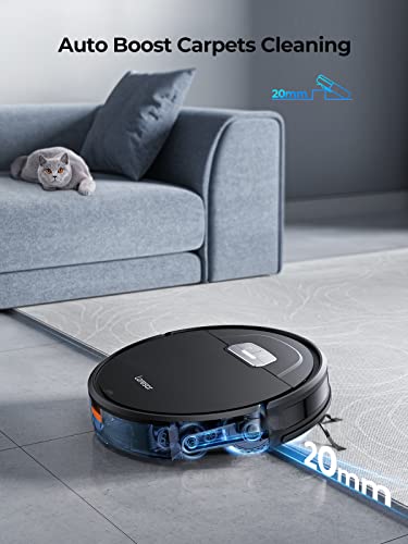 Laresar Robot Vacuums and Mop Combo, Max 4500Pa Suction, Evol 3 Robotic Vacuum Cleaner with Auto Carpet Boost, Self-Charging