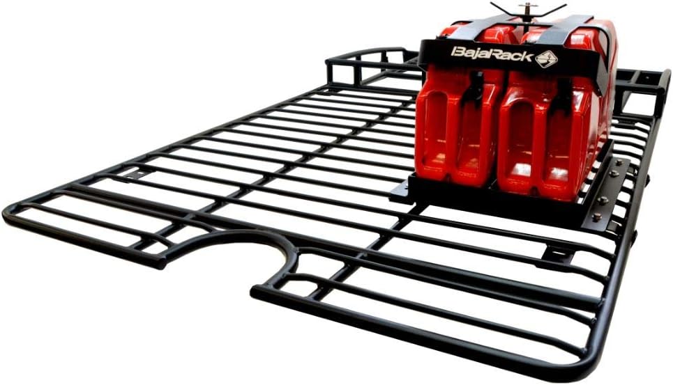BAJARACK ADVENTURE EQUIPMENT Fuel Can Holder Mount for Two 5 Gallon Gas Cans