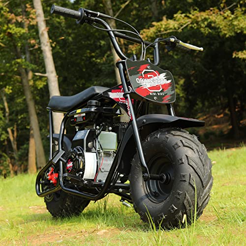 Oryxearth Mini Dirt Bike for Kids, 105CC 4-Stroke Kid Gas Powered Off-Road Pocket Pit Trail Motorcycle W/EPA Approved