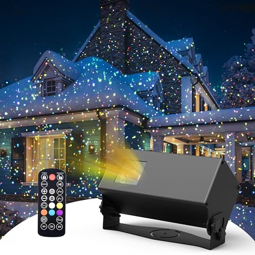 AIRIVO Outdoor Laser Lights Projector, 5 Color Motion Firefly Lights Star Show Projection Light