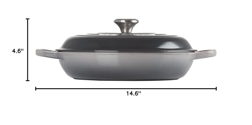Le Creuset Enameled Cast Iron Signature Braiser, 3.5 qt., Marseille