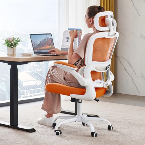 TRALT Office Chair Ergonomic Desk Chair, 330 LBS Home Mesh Office Desk Chairs with Wheels, Comfortable Gaming Chair