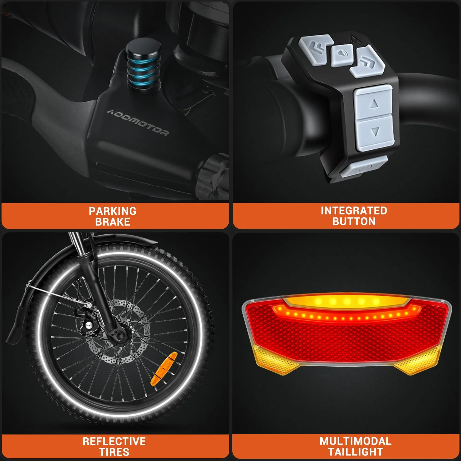 Addmotor Folding Electric Trike, 90MI Electric Tricycle for Adults, 750W 48V 20Ah, CITYTRI 3 Wheel Electric Bikes