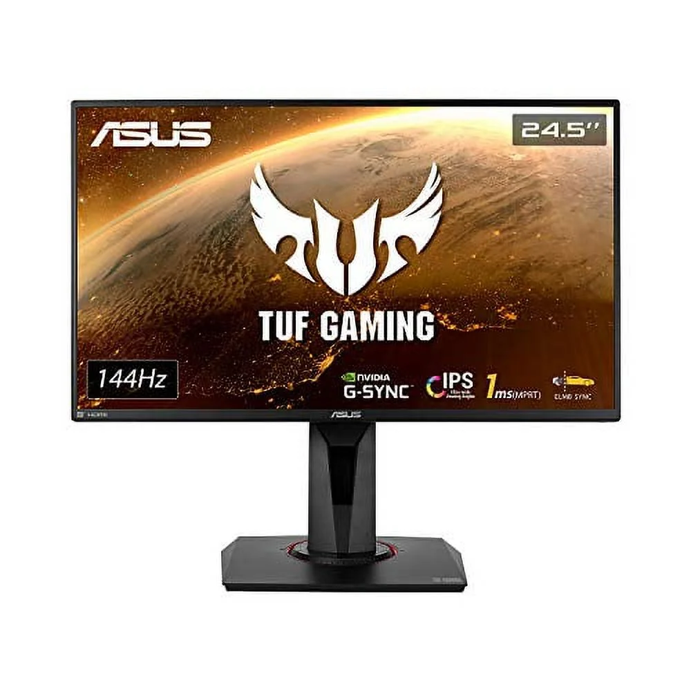 ASUS TUF Gaming 25" 1080P Monitor (VG259Q) - Full HD, IPS, 144Hz, 1ms, Extreme Low Motion Blur, Speaker, Adaptive-Sync, G-SYNC Compatible