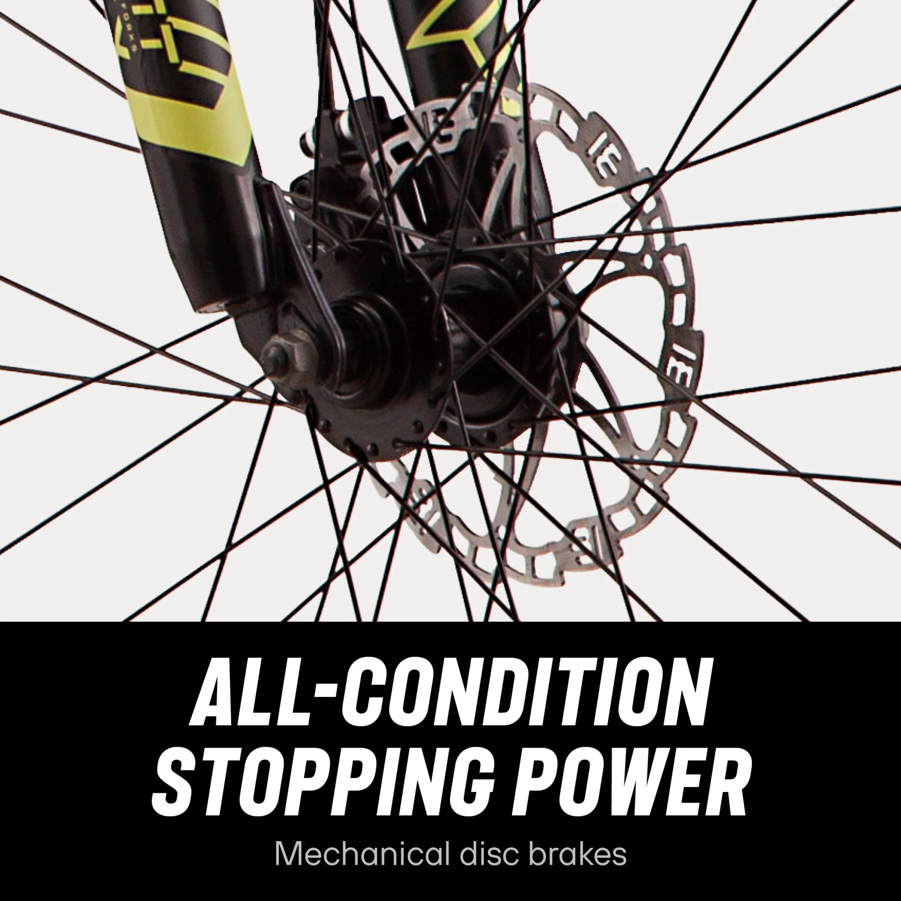 Mongoose Bash Suspension mountain bike, 21 speeds, 26-inch wheels, green - Radiant Selections