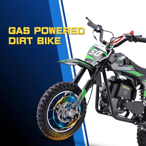 Superrio 49CC 2-Stroke Gas Power Mini Dirt Bike Dirt Off Road Motorcycle (Red)