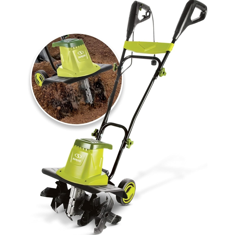 Sun Joe TJ604E 16-Inch 13.5 AMP Electric Garden Tiller/Cultivator