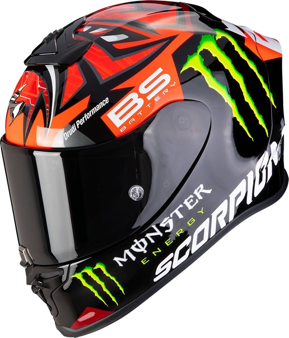 Scorpion EXO-R1 Air Fabio Monster Replica Helmet, black-red, Size S