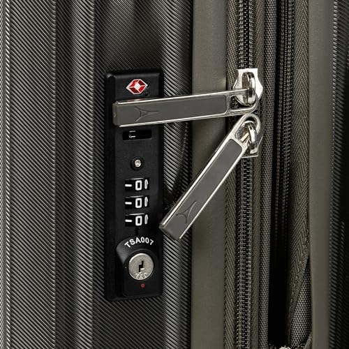 Travelpro Maxlite Air Hardside Expandable Carry on Luggage, 8 Spinner Wheels, Lightweight Hard Shell Polycarbonate Suitcase, Shadow Grey