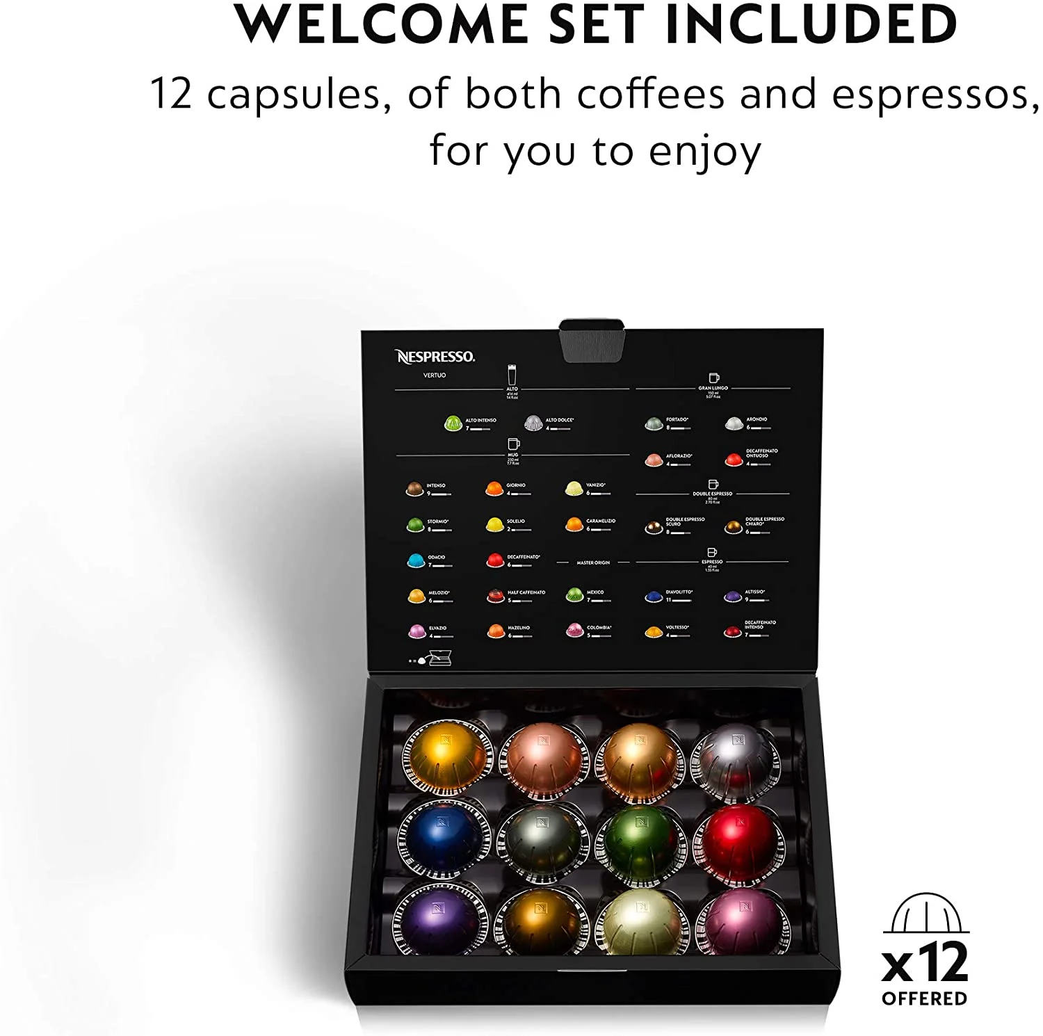 Nespresso Vertuo Coffee and Espresso Machine by De'Longhi with Milk Frother  Graphite Metal