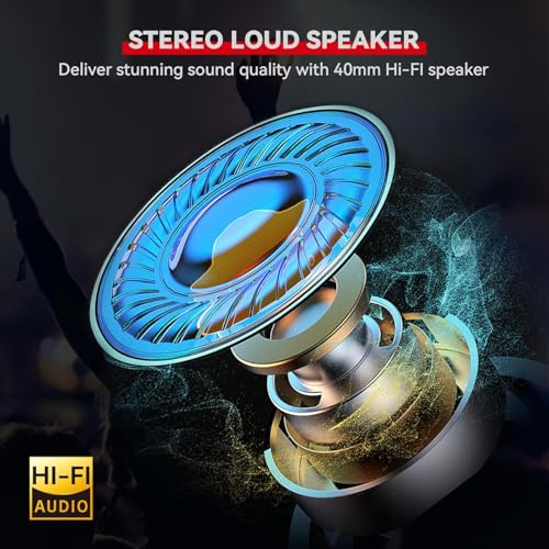 Motorcycle Bluetooth Headset V5.2 with Music Sharing, 2-Way Motorcycle Helmet Bluetooth with IP67 Waterproof