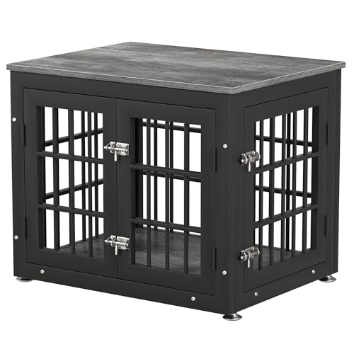 48 Inch Heavy Duty Dog Crate Furniture for Large Dogs, Decorative Pet House End Table, Extra Large Wooden Cage Kennel Furniture Indoor