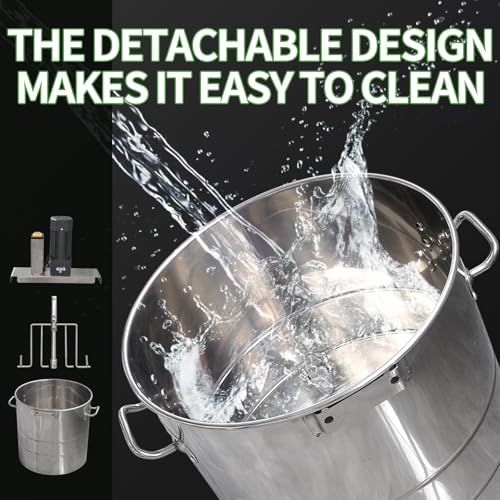 Multifunctional Stuffing Mixer, 33Lbs Automatic Dry and Wet Food Mixer, 110V 400W Stainless Steel Stirring Machine For Various Fillings