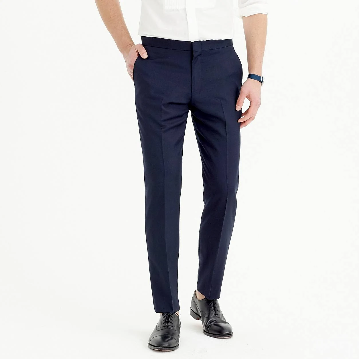 J.Crew Mens Ludlow Slim-Fit Tuxedo Pant in Italian Wool (Size 29x32)