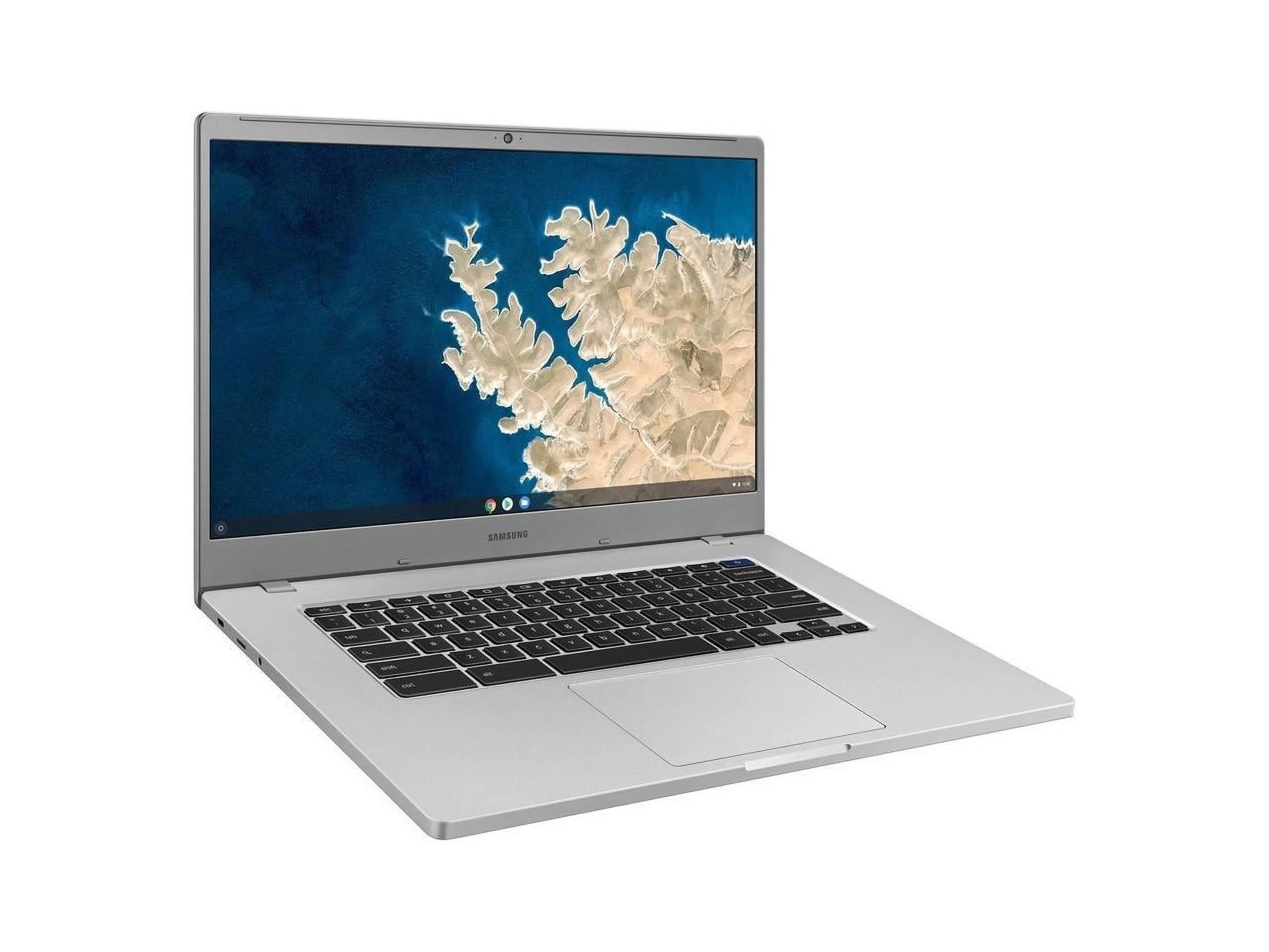 Samsung Chromebook 4 + (2021 Model) 15.6" Intel UHD Graphics 600, Intel Celeron Processor N4020, 4GB, 32GB| Wi-Fi -(XE350XBA-KA1US), Silver