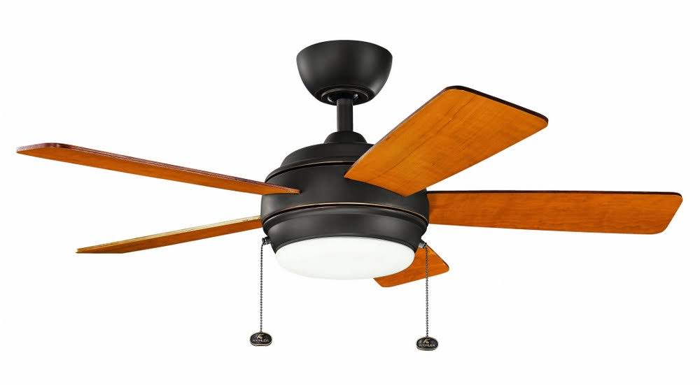 Goodwood Ridge - 42 inch Ceiling Fan with Light Kit Satin Black Finish with Black/Silver Blade Finish with Etched Cased Opal Gla