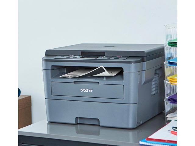 Brother - HL-L2390DW Wireless Black-and-white All-in-One Printer - Gray - Megean