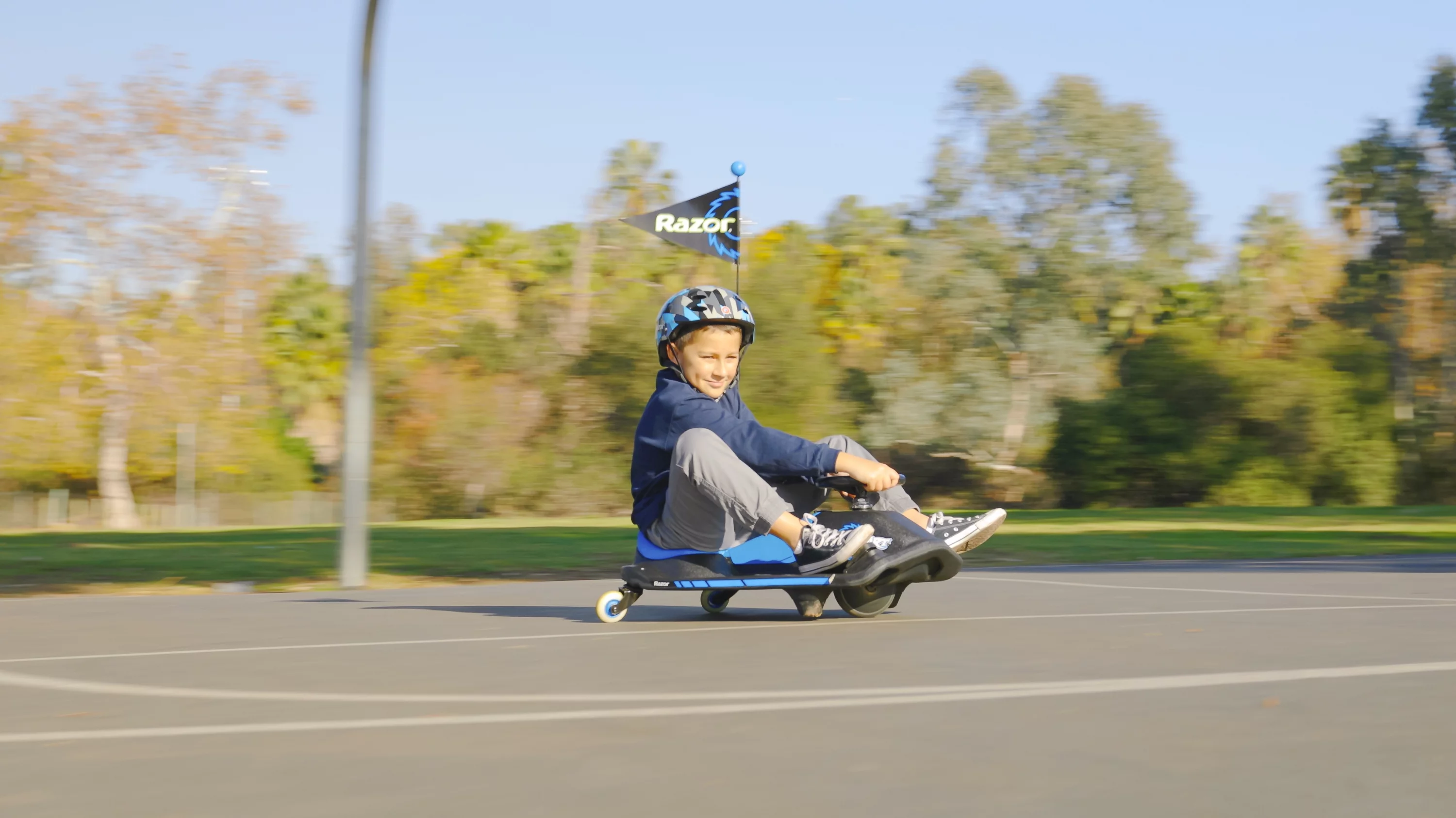 Razor Crazy Cart Shift - 12V Electric Drifting Go Kart for Kids - New High/Low Speed Switch and Simplified Drifting System - Radiant Selections