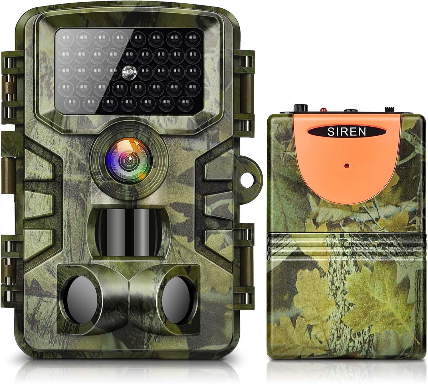 Trail Camera Auto Alarm Function for 150m Sensitive Detection 24MP 1080P Wildlife Camera Trail Cameras with Night Vision Motion Activated Waterproof