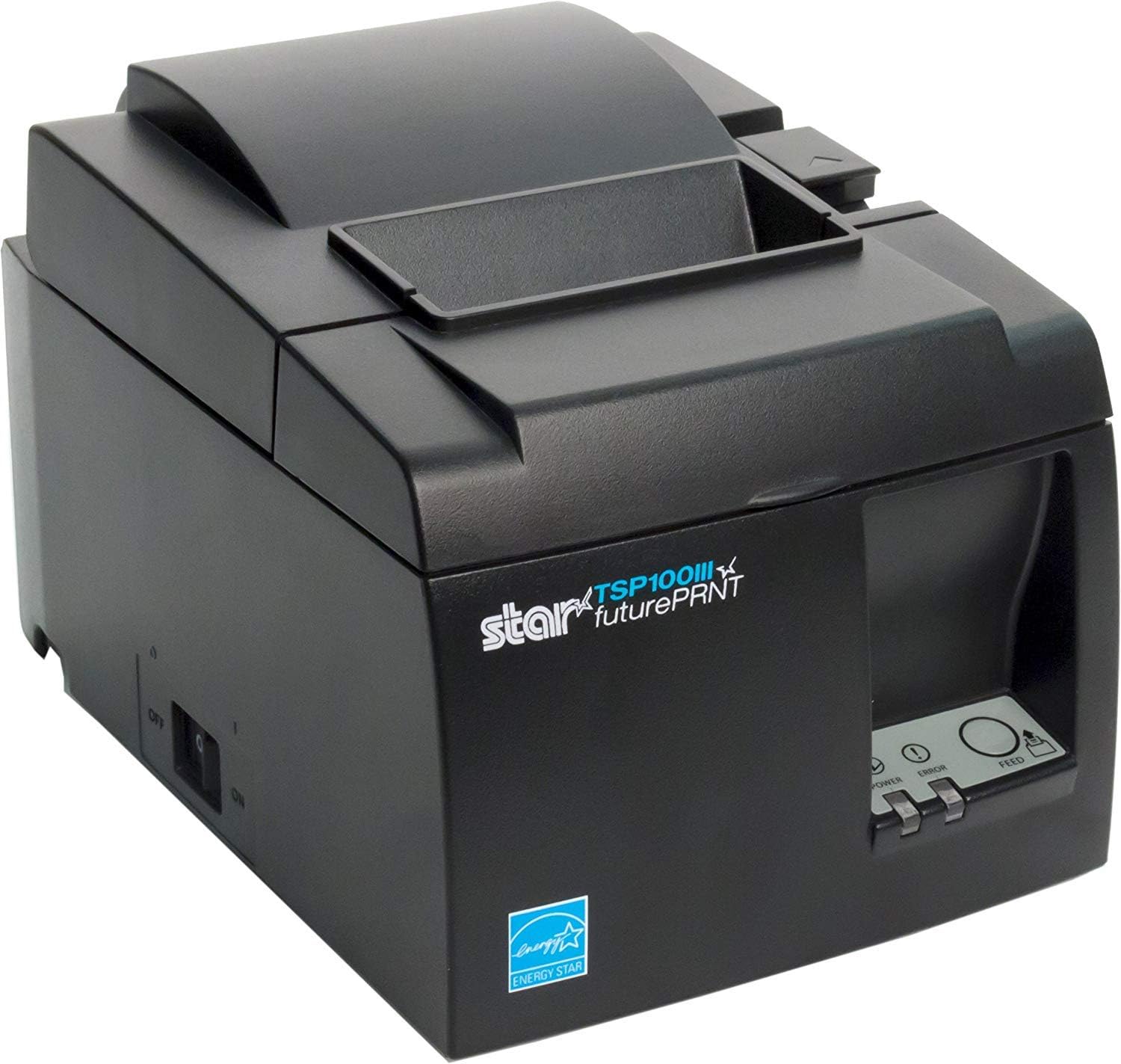 Star Micronics TSP100 Series, Thermal Receipt Printer, Gray, USB, USB Cable, Internal Power Supply