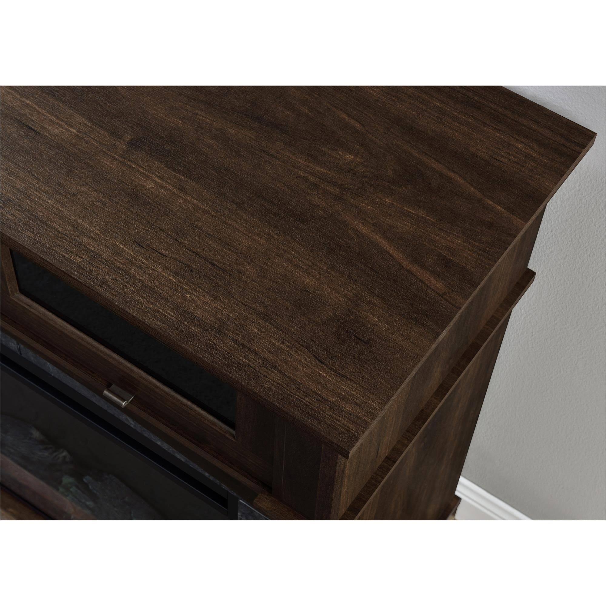 Ameriwood Home Thompson Place Media Fireplace for TVs Up to 37x22 Cherry