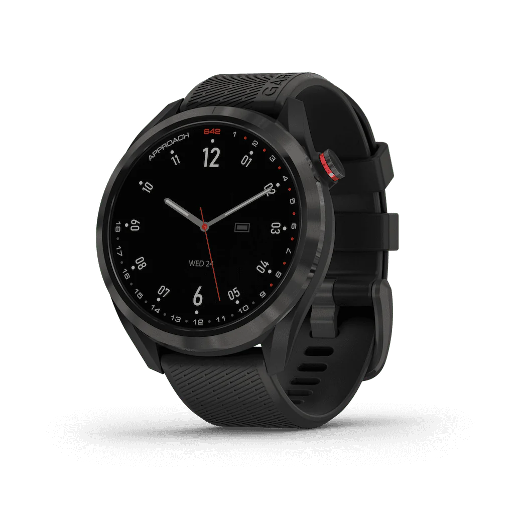 Garmin Approach S42 Golf GPS Watch, Black