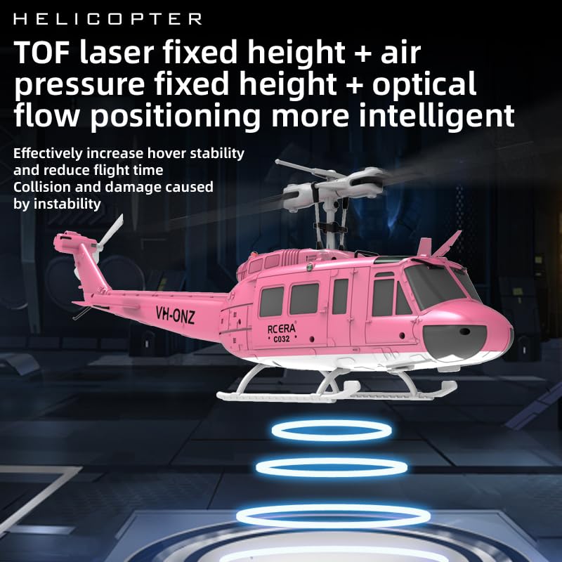 RC ERA C032 UH-1 Huey RC Helicopter with 3D Inverted Flight & 6-Axis Gyro Stabilization