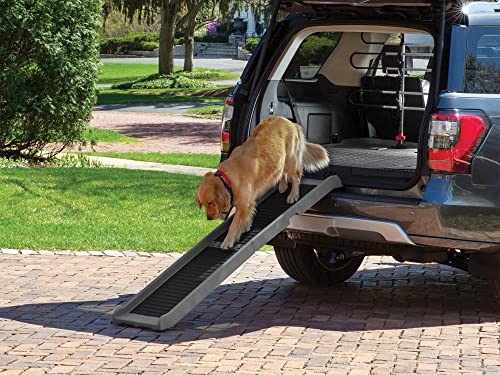 WeatherTech PetRamp - Non-Slip, Portable Dog Ramp for Large Dogs to 300 Pounds, 67" x 15" - Traction Grip Ramp, Easy Access for Pets to Car, SUV