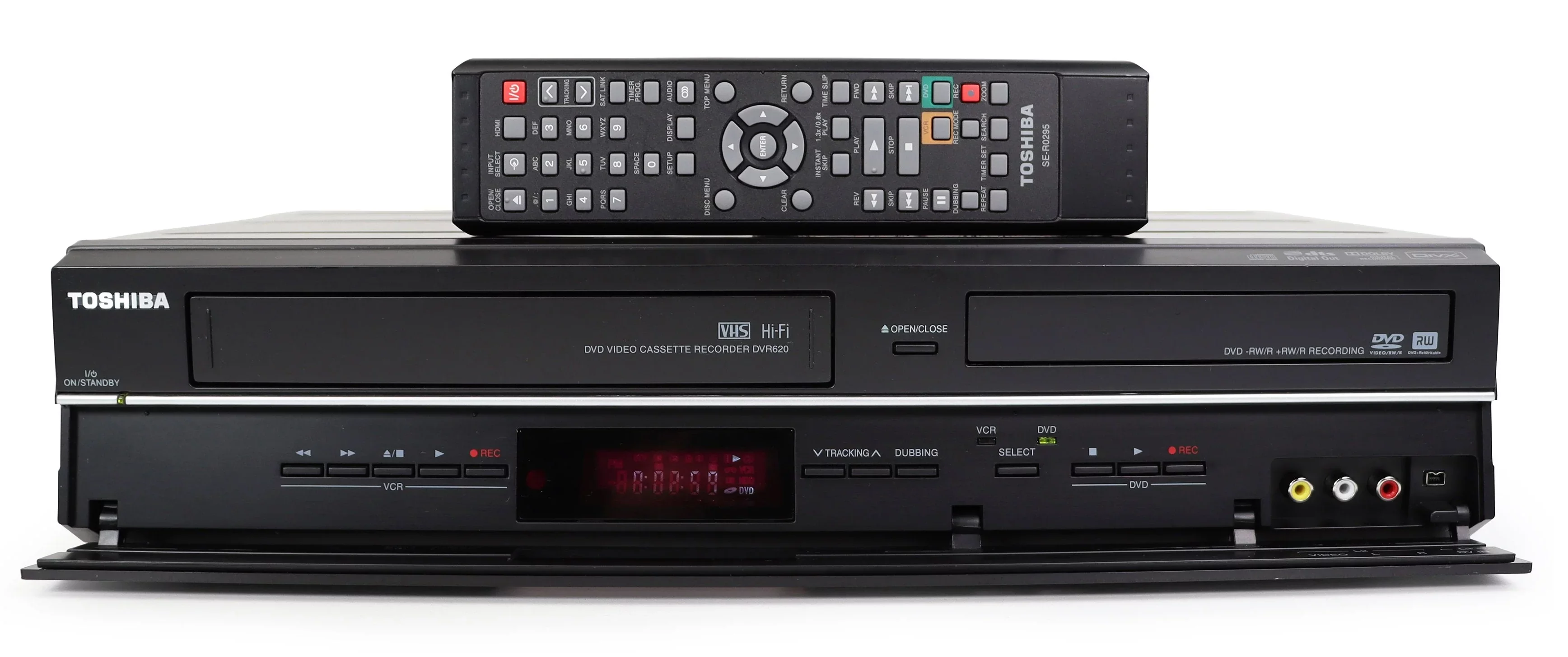 Toshiba DVR620 DVD Recorder / VCR (used) with 1080p Up-conversion, comes with Remote, Manual and HDMI Cable