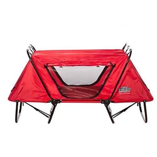 ComfortCorrect Kid Cot with Rain Fly, Red