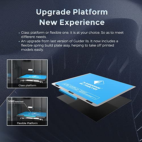 FlashForge Guider II Large-Format 3D Printer, Professional Industrial Grade FDM Printer Large Print Size