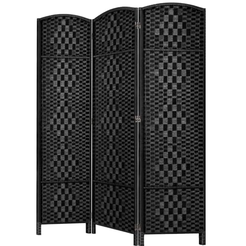 Room Divider, Room Dividers and Folding Privacy Screens, 16in Privacy Screen, 6 Panel Temporary Wall Partitions, 6ft Space Separation Panel Screen