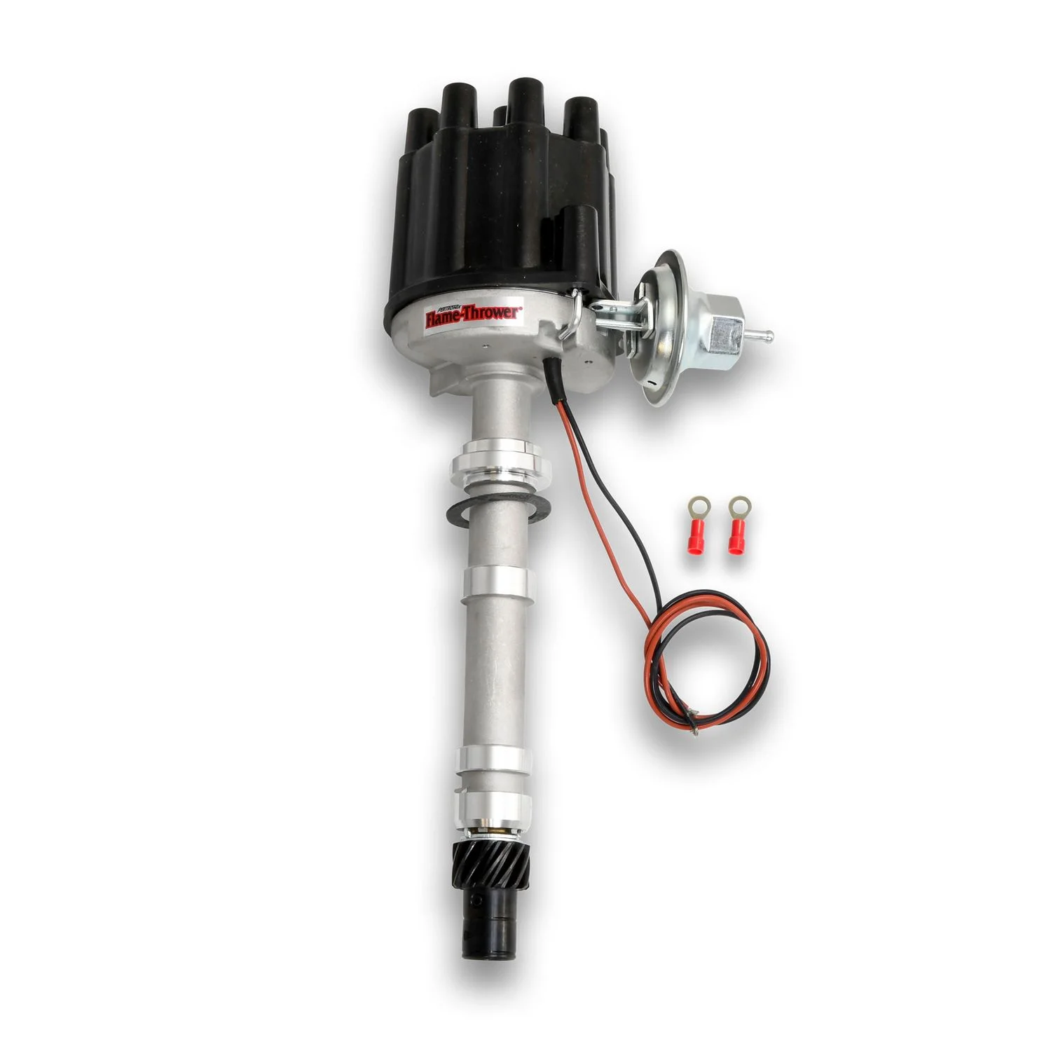 Pertronix D104600 Distributor Cast For Chevy SB/BB blk cap