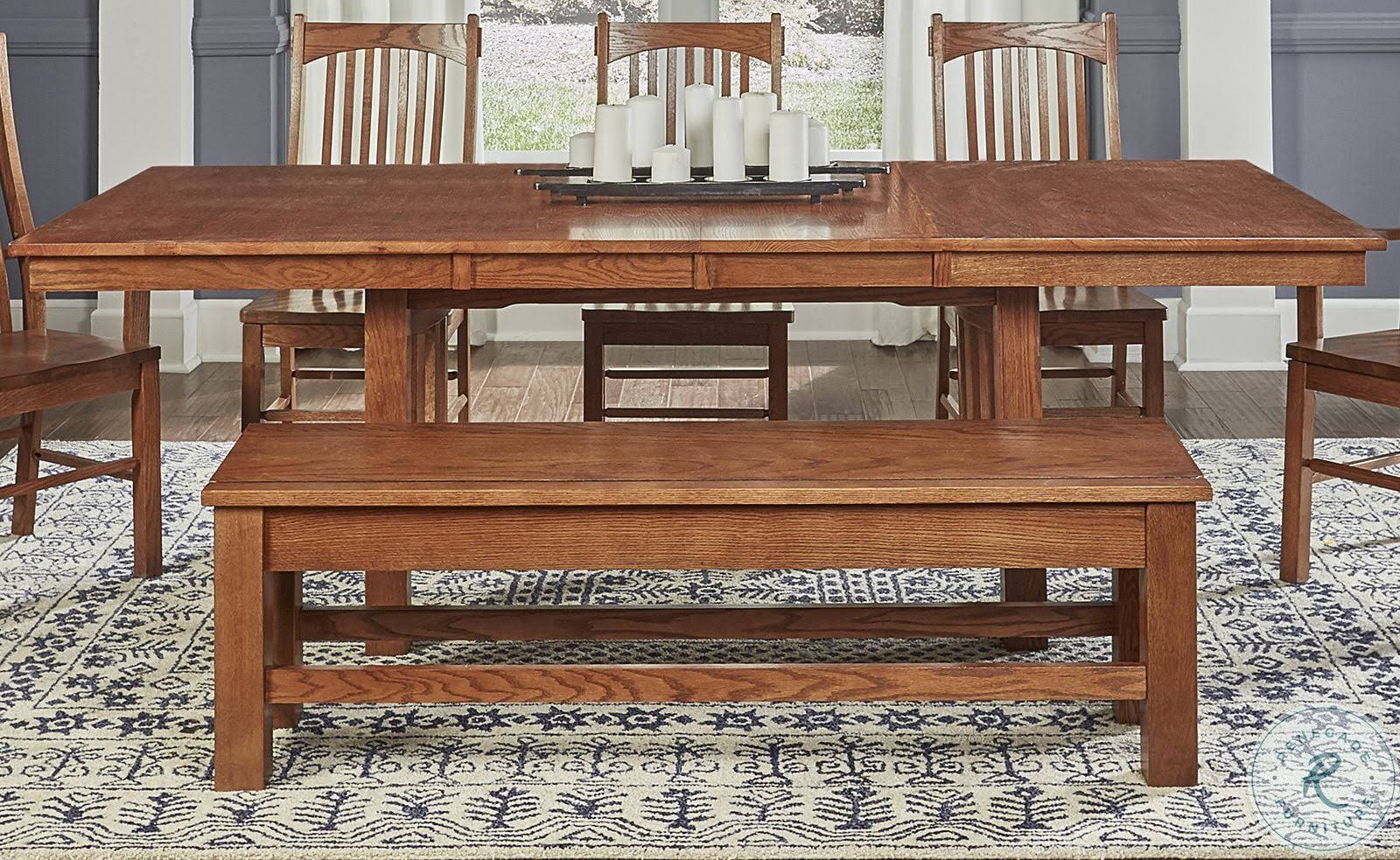 A-America Laurelhurst Mission Oak Storage Bench