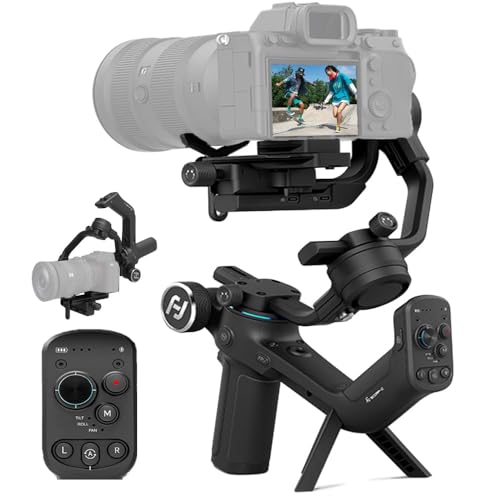FeiyuTech SCORP-C [Official] Camera Stabilizer 3-Axis Mirrorless Gimbal Lightweight Stabilizer,for DSLR Camera