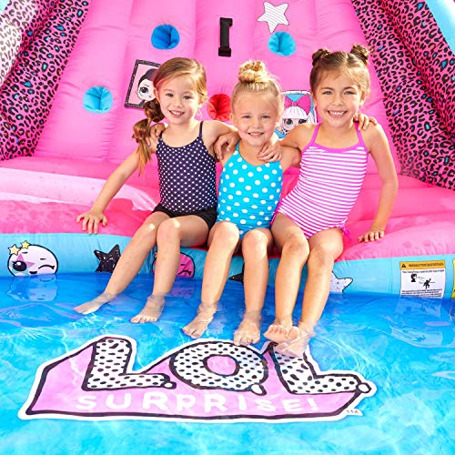 Little Tikes Rocky Mountain River Race Inflatable Slide Bouncer Multicolor, 161.00''L x 169.00''W x 103.00''