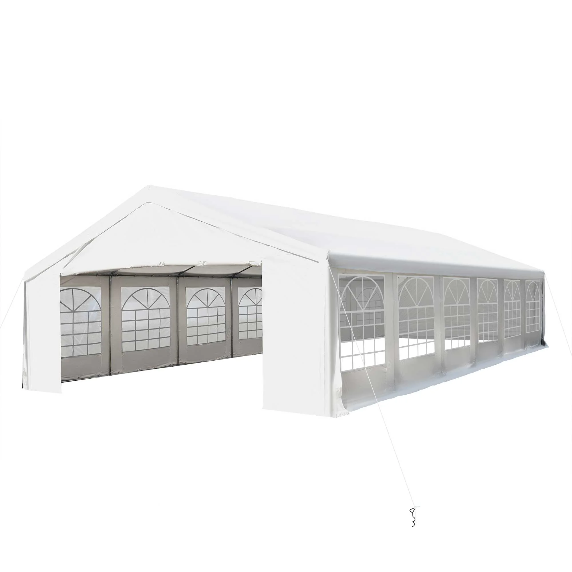 Outsunny 40'x20' Heavy Duty Party Wedding Tent Canopy Event Gazebo White