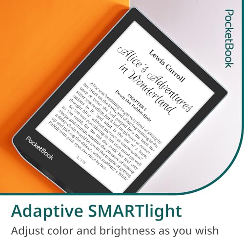 PocketBook Verse E-Reader | Eye-Friendly 6'' E-Ink Carta™ HD Touchscreen | Adjustable SMARTlight | Up to 1 Month of Battery Life | WiFi & Memory Card