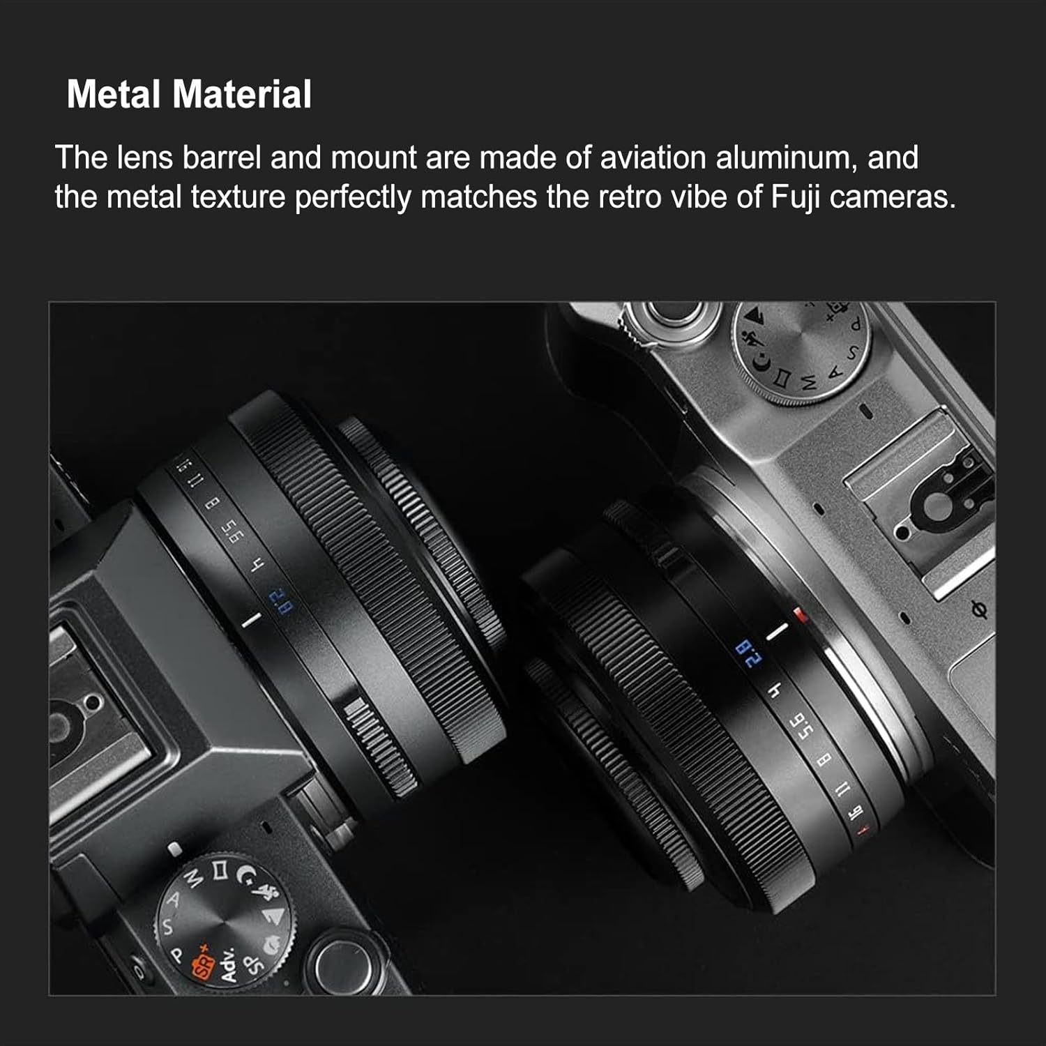 TTArtisan AF 27mm F2.8 f/2.8 XF-Mount APS-C Auto Focus STM Lens for Fujifilm Fuji X-Mount Cameras X-T10 X-T2 X-T20 X-T30 X-T3 X-T4 X-T5 X-T100 X-T200