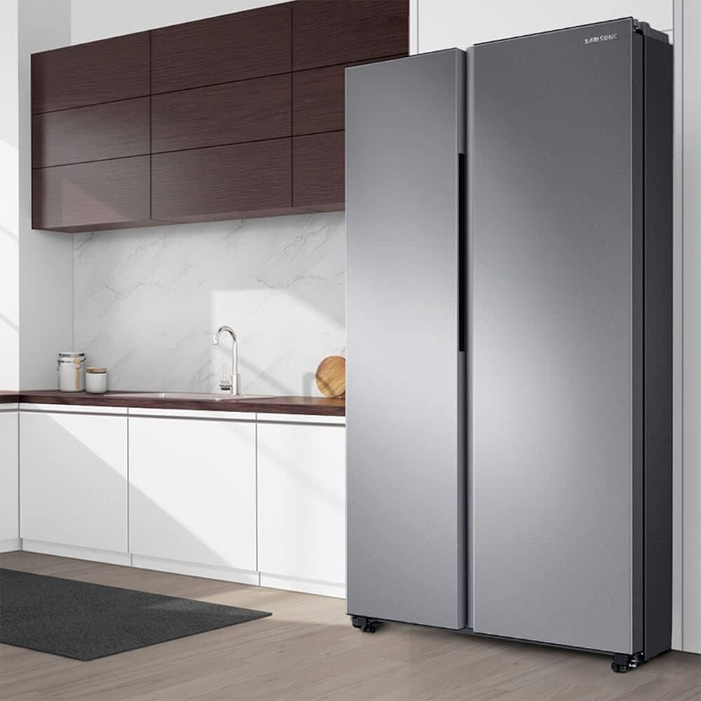SAMSUNG RS28A500ASR 28 Cu. Ft. Stainless Steel Side-by-Side Smart Refrigerator