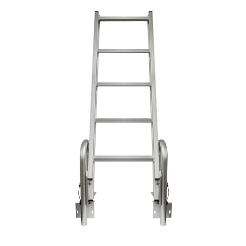 Extreme Max 3005.4239 Slanted Flip-Up Dock Ladder - 5-Step