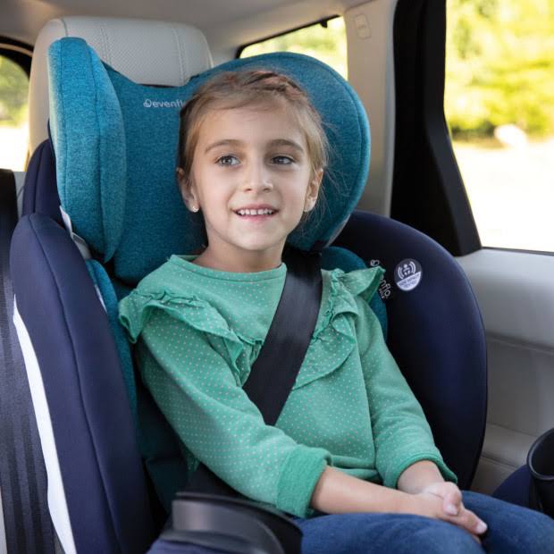 Evenflo Gold SensorSafe EveryStage Smart All-in-One Convertible Car SEAT, Moonstone
