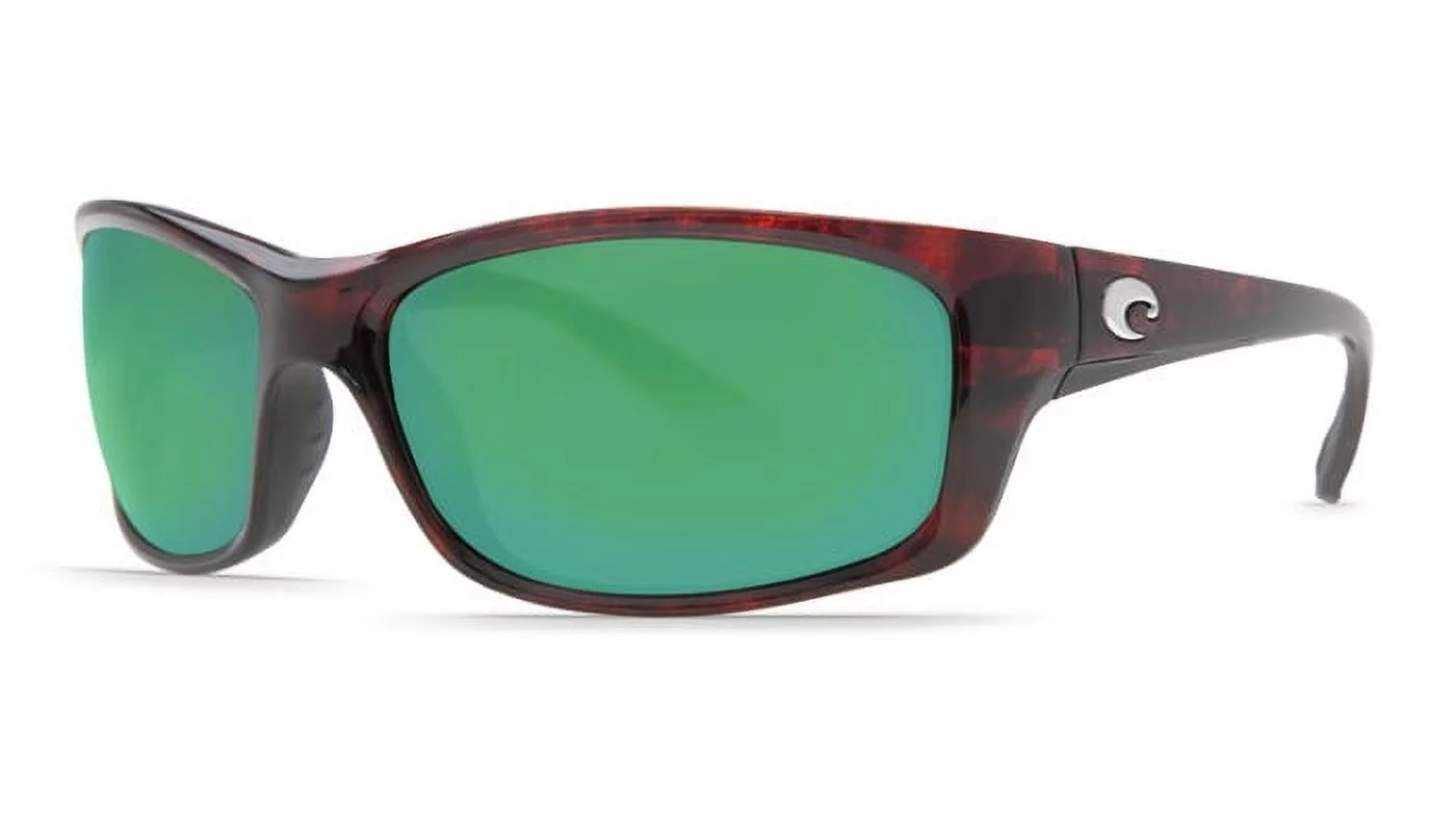 Costa Del Mar JOSE Green Mirror Polarized Glass Rectangular Men's Sunglasses JO 10 OGMGLP 62