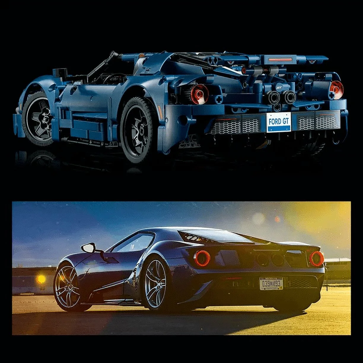 LEGO Technic 2022 Ford GT 42154 Car Model Kit for Adults to Build, 1:12 Scale Supercar, Collectible Set, Great Gift Idea