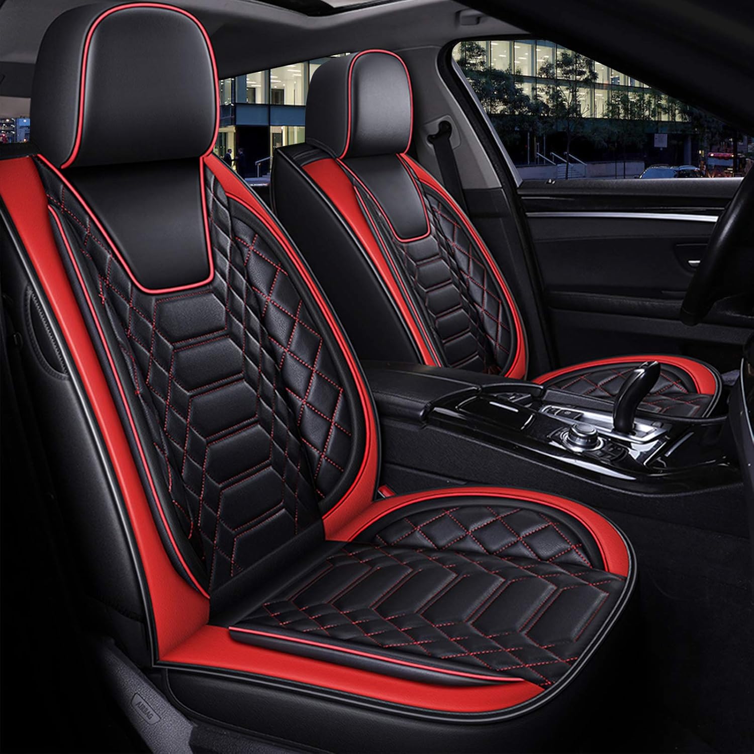 FREESOO Car Seat Covers Leather