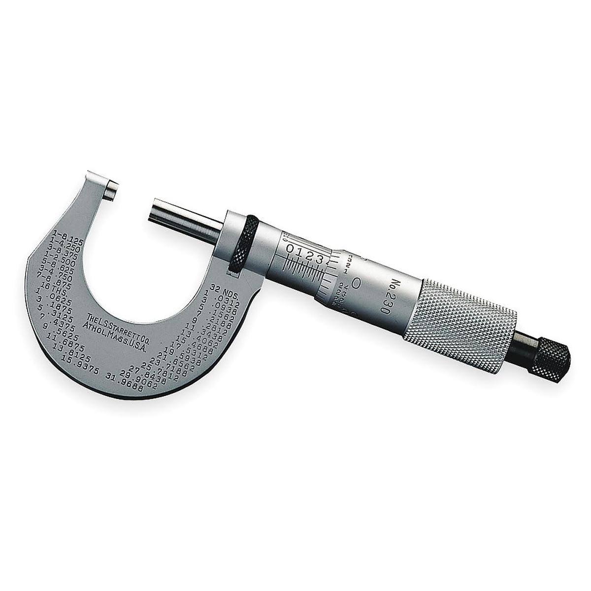 Starrett T230XRL Outside Micrometer