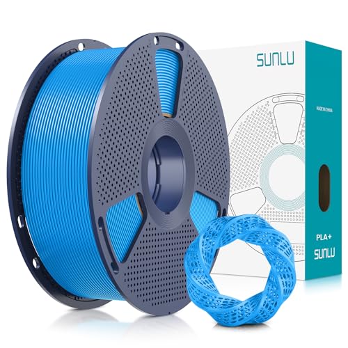 SUNLU 3D Printer Filament Bundle, PLA Plus Filament 10KG 1.75mm, Neatly Wound Filament for Most 3D Printer, 10 Colors, 1kg Spool