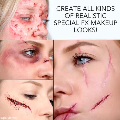 Mehron Makeup Special FX All-Pro Makeup Kit with Practice Head | Complete Professional Stage Kit Includes Practice Head | Special Effects for Theatre