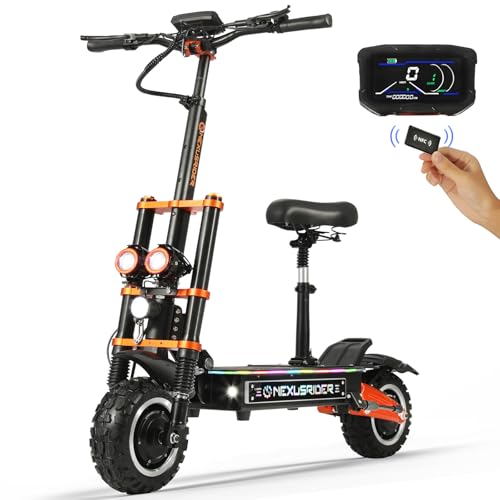Adults Electric Scooter 6000W Dual Motor Up to 58 mph, 60 Miles Range, 60V35Ah Battery